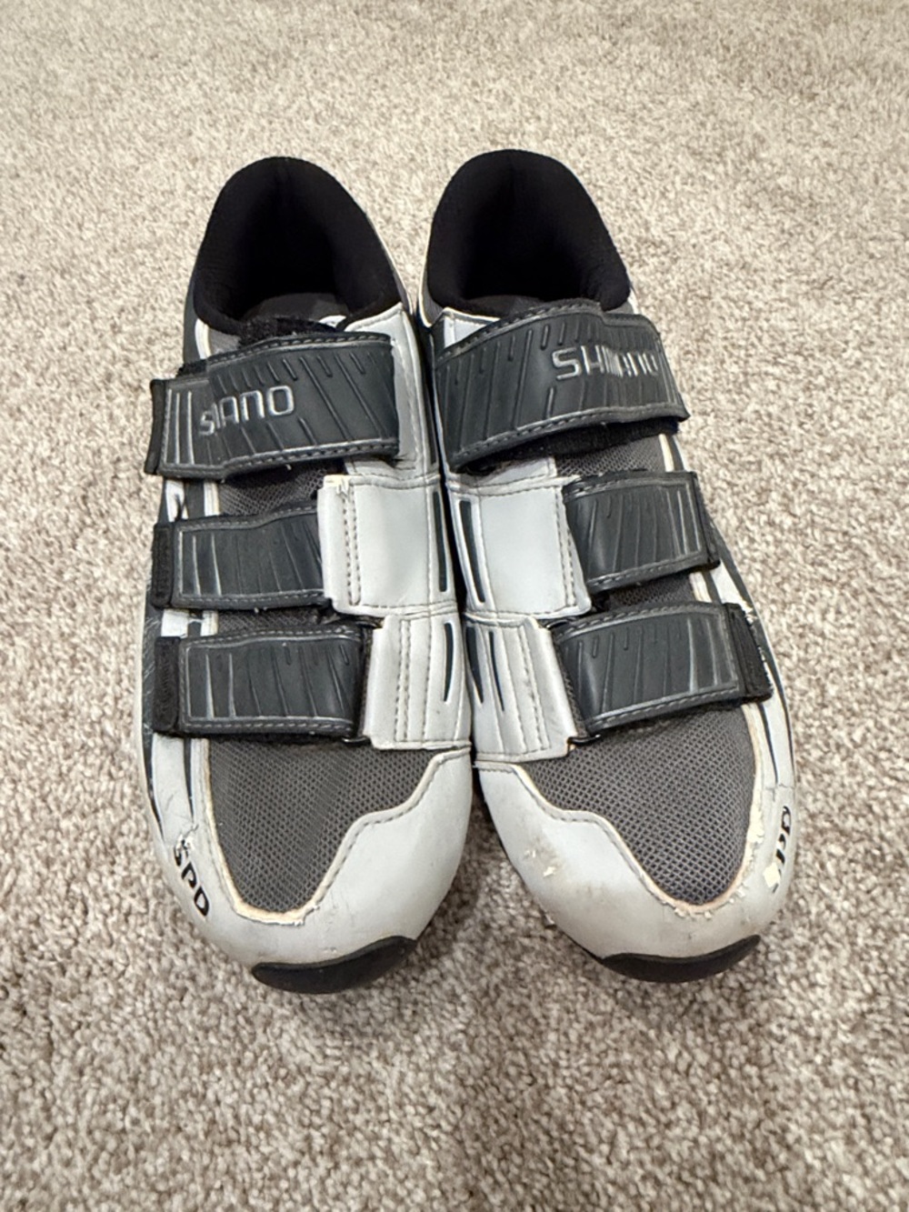 Shimano White and Black Women's Cycling Shoes